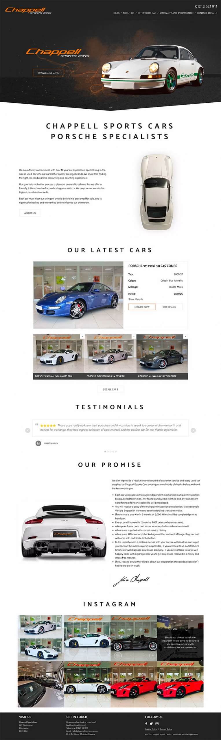 Chappell Sports cars - Home Page